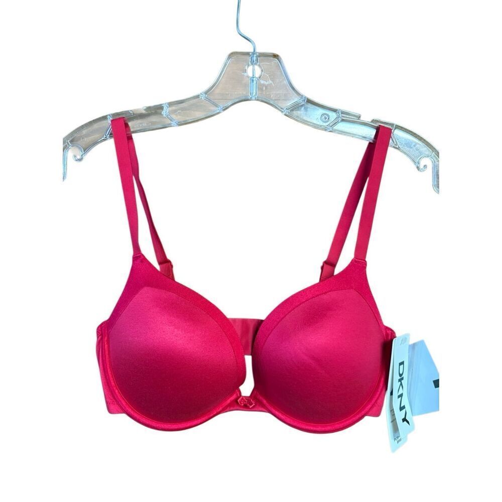 Dkny Push up Bra Sz 34D Red NWT